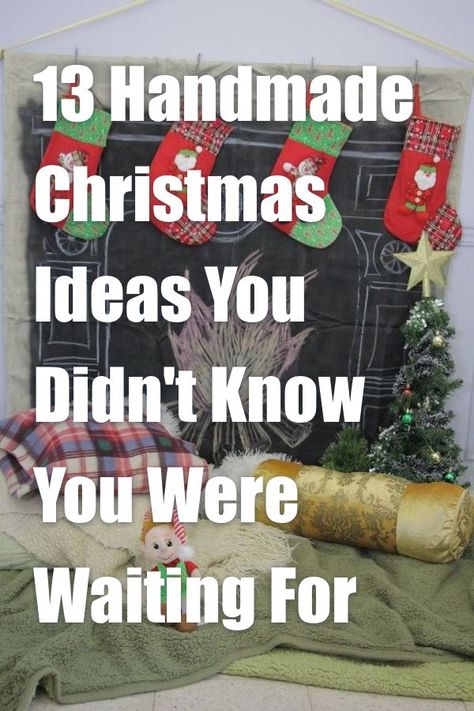 With Christmas right around the corner, its time to start thinking about your DIY Christmas decor. Check out 13 of the cutest handmade Christmas ideas! #diy #christmas #christmasdecor #holidays Christmas Ideas Diy, Christmas Bazaar Crafts, Diy Christmas Decor, Christmas Gifts To Make, Christmas Sewing Projects, Diy Christmas Gifts Cheap, Handmade Christmas Crafts, Handmade Christmas Decorations, Christmas Ornaments Homemade