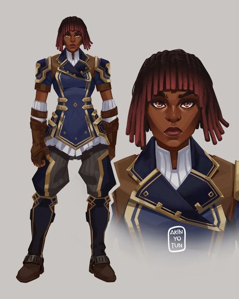 Arcane style study, Enforcer Thought It'll be fun to kinda play triple A concept artist for a sec lol, and go crazy on this one. Started with S1's uniform then chose to go with something more like Caitlin and Vi's fit seen in the S2 trailer. All done in about 17 hrs Let me know what you think in the comments, your feedback is much appreciated. Like and share! cheers 🙌🏾 #drawing #digitalartist #artstyle #artist #artwork #art #gamedev #gameart #illustration #illustrator #arcane #fortiche ... Piltover Character Concept, Arcane Enforcer Uniform, Arcane Art Study, Arcane Style Study, Arcane Enforcer, Arcane Art Style Study, League Of Legends Concept Art, Arcane Character Design, Arcane Art Style