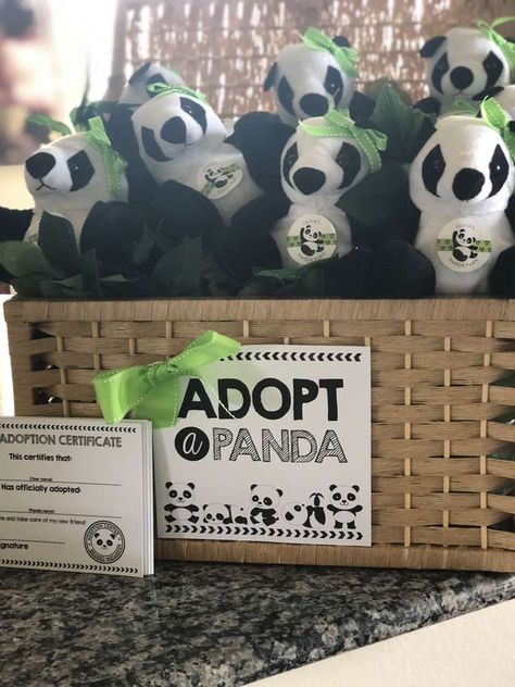 Panda Party Games, Panda Themed Party Games, Panda Pool Party, Party Like A Panda, Birthday Panda Decoration, Panda Birthday Theme, Panda Party Favors Goody Bags, Panda Birthday Party Decorations, Panda Themed Party