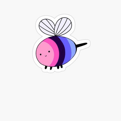 Nonbinary Pin, Subtle Nonbinary, Bee Sticker, Cool Stickers, Pride Flags, Art Background, Sticker Design, Vinyl Sticker, My Art