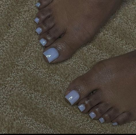 Blue Toes, Gel Toe Nails, Acrylic Toes, Weak Nails, Acrylic Toe Nails, Short Square Acrylic Nails, Short Acrylic Nails Designs, Dry Nails, Toe Nail Designs