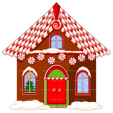 Clipart Candy House   Royalty Free Vector Design Christmas History, Kitchen Christmas Gifts, Candy House, Gingerbread Decorations, Christmas Puzzle, Christmas Decorations For Kids, House Illustration, Wallpaper Iphone Christmas, Christmas House