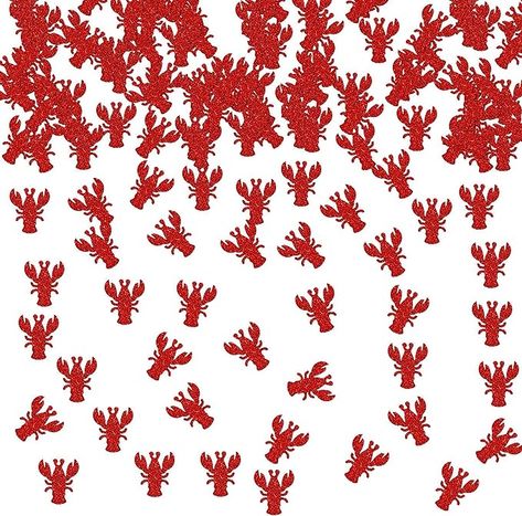 Amazon.com: Ambishi 120pcs Lobster Confetti - Lobster Theme Birthday/Wedding/Engagement/Bridal Shower Party Table Decorations - She Found Her Lobster Table Scatter Confetti - Funny Bachelorette Party Favors Supplies : Home & Kitchen She Found Her Lobster Bachelorette, She Found Her Lobster, Funny Bachelorette, Bach Party, Party Table Decorations, Bachelorette Party Favors, Theme Birthday, Bridal Shower Party, Party Table