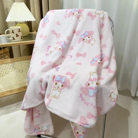 Kawaii Sanrio My Melody Cinnamoroll Plush Travel Camp Blanket Y2k Cartoon Anime Cute Air Conditioning Sofa Nap Blanket Winter Cinnamoroll Plush, Y2k Cartoon, My Melody Cinnamoroll, Car Blanket, Melody Cinnamoroll, Cute Blankets, Sanrio My Melody, Kawaii Sanrio, Kawaii Plush