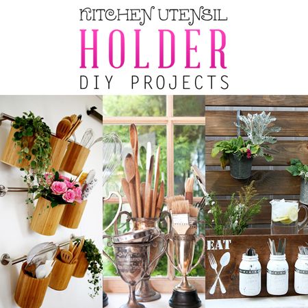 Utensil Holder Diy, Diy Kitchen Utensil Holder, Utensils Holder Diy, Diy Kitchen Utensils, Diy Utensil Holder, Unique Kitchen Utensils, Unique Utensils, Diy Utensils, Utensil Caddy