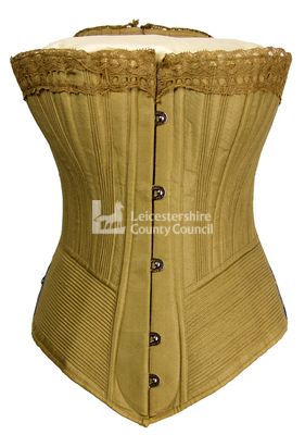 Woman's Pretty Housemaid corset made by the Symington company. A best seller of its time, made of twill lined with coutil.Features spoon busk, busk protector and cording across the hips. Deliberately targeted at young women in domestic service. Pretty Housemaid Corset, Symington Corset, Victorian Corsets, Titanic Fashion, Vintage Corsets, Cheap Corset, Victorian Corset, Trade Mark, Vintage Angel