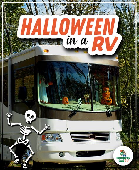 Holidays In An Rv, Decorate Camper, Rv Halloween, Camper Trailer Remodel, Buying An Rv, Rv Lifestyle, Hidden Places, Trailer Remodel, Camper Trailer