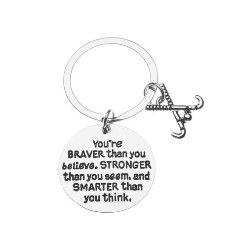 Field Hockey Charm Keychain, Inspirational You’re Braver Than You Believe, Stronger Than You Seem and Smarter You Think Jewelry, Field Hockey Gifts for Players and Teams >>> To view further for this item, visit the image link. (This is an affiliate link) Hockey Keychain, Field Hockey Gifts, Hockey Jewelry, Gymnastics Gifts, Womens Lacrosse, Fixed Bike, Basketball Camp, Hockey Gifts, Team Coaching