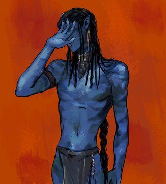 Avatar fanart Neteyam Aesthetic, Neteyam X Aonung Fanart, Neteyam Fanart, Neteyam Sully, Avatar Blue, Avatar Cosplay, Avatar James Cameron, Childhood Characters, Avatar Films