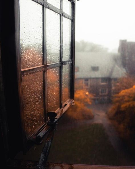 Cozy Aesthetics, Studera Motivation, Herbst Bucket List, Cozy Aesthetic, Autumn Scenery, On A Rainy Day, Wallpapers Iphone, Fall Pictures, Open Window