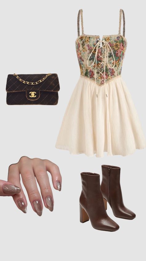 Taylor Swift Evermore inspired outfit (Eras Tour) #outfitinspo #outfit #outfitideas #aeshetic #outfit Evermore Outfits, Evermore Taylor Swift, Eras Tour Outfits, Taylor Swift Evermore, Taylor Swift Tour Outfits, Swift Tour, Tour Outfits, Taylor Swift Outfits, Eras Tour