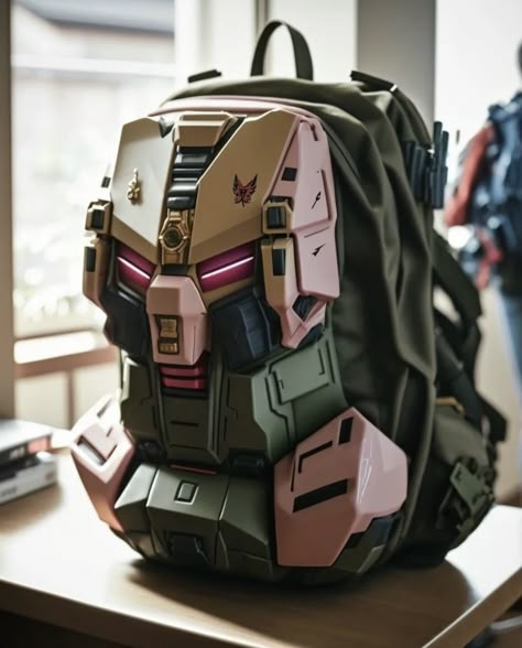 Backpack Design Concept, Foam Armor, Cyberpunk Female, Futuristic Shoes, Backpack Design, Urban Ninja, Unique Backpacks, Tech Bag, Tactical Gear Loadout