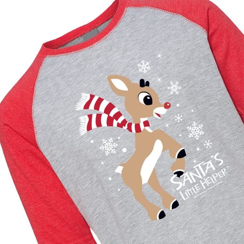 Rudolph Shirt, Reindeer Run, Reindeer Shirt, Kids Only, Santa's Little Helper, Christmas Pjs, Winter Shirts, Rudolph The Red, Reindeer Christmas