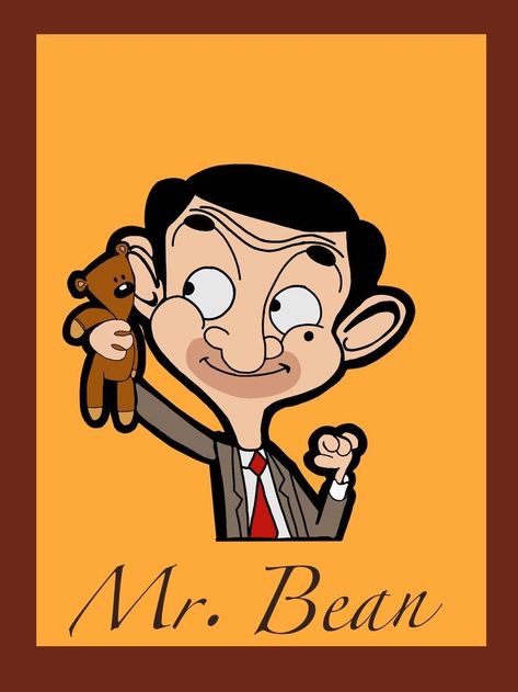 Mr Bean Drawing Sketch, Mr Bean Canvas Painting, Mr Bean Drawing Cartoon, Mr Bean Poster, Bean Cartoon, Mr Bean Cartoon, Disney Doodles, Pink Wallpaper Hello Kitty, Spiderman Drawing