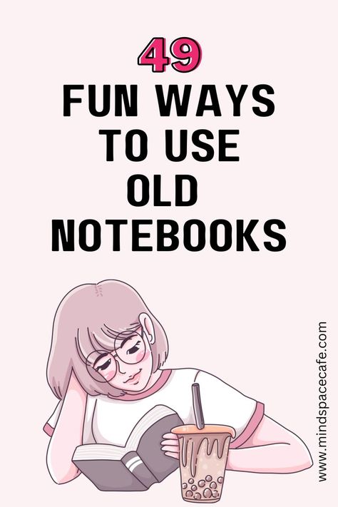 How Can I Use My Notebook, What To Do With Old Notebooks, Old Notebook Ideas, What To Use A Notebook For, What To Do With Notebooks, How To Make A Notebook Diy, How To Make A Notebook, Ways To Use A Notebook, Notebook Makeover