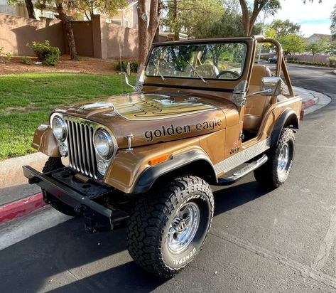 1979 Jeep Golden Eagle 1979 Jeep Cj 5 Golden Eagle Price : $ 35,000 Category : Other Condition : Used Location: 890**, Henderson,NV,USA Visit listing » Jeep Golden Eagle, Cj Jeep, Used Jeep, Henderson Nevada, Henderson Nv, Jeep Cj, Golden Eagle, Jeep Truck, Nevada