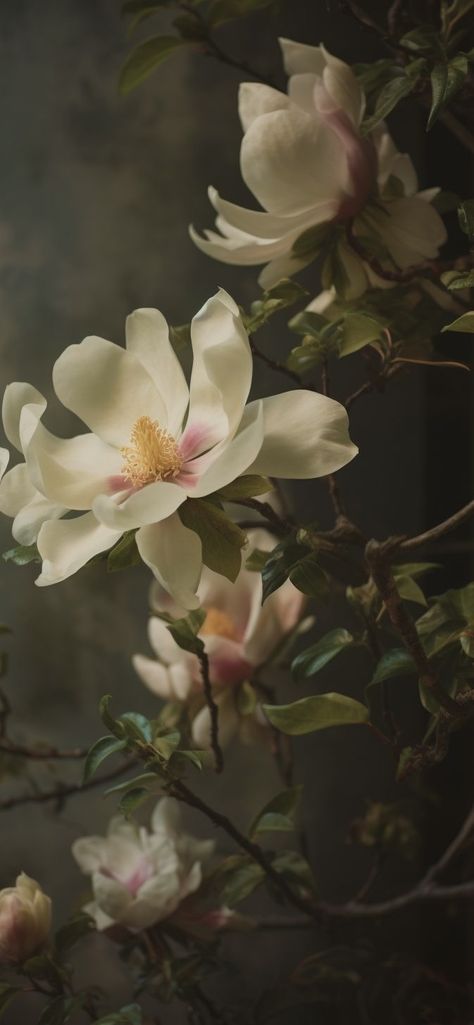 Magnolia Phone Wallpaper, Magnolia Wallpaper Iphone, Botanical Wallpaper Iphone, Magnolia Flower Aesthetic, Plants Wallpaper Iphone, Elegant Wallpaper Iphone, Magnolia Flower Wallpaper, Magnolia Aesthetic, Wallpaper Magnolia