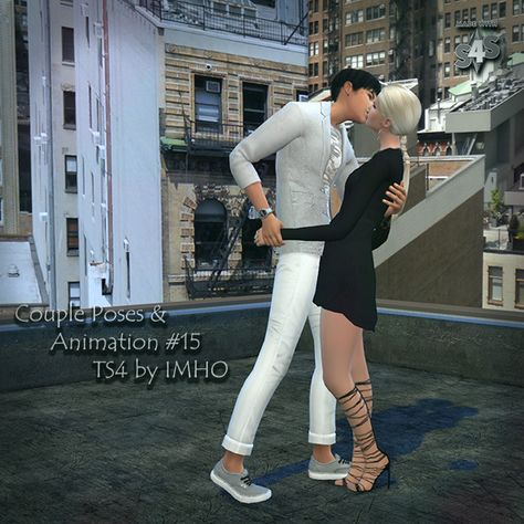 Couple Poses & Animation # 15 TS4 by IMHO Ts4 Poses Couple Kiss, Sims 4 Kissing Poses, The Sims 4 Engagement Poses, Sims 4 Proposal Pose, Sims 4 Cc Couple Animations, Couple Pose Pack Sims 4, Sims 4 Poses Woohoo, Ts4 Couple Animations, Sims 4 Couple Poses Woohoo