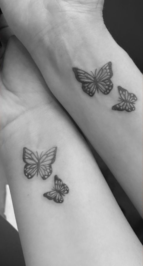 Mother Daughter Tattoos Butterflies, Butterfly Tattoo For Mom And Daughter, Mom And Daughter Tattoos Matching Butterfly, Mum And Daughter Tattoo Butterfly, Butterfly Mom And Daughter Tattoo, Mother And Daughter Tattoos Butterfly, Butterfly Mother Daughter Tattoo, Mother Daughter Butterfly Tattoos Small, Mom And Daughter Tattoos Butterfly