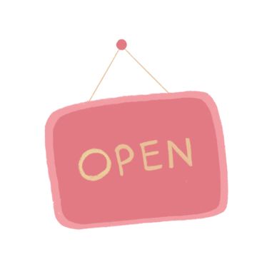 Open Sign Drawing, Were Open Sign, We're Open Sign, Open For Business Sign, We Are Open Sign, Yes We Are Open, Were Open, Hand Clipart, Shop Sticker