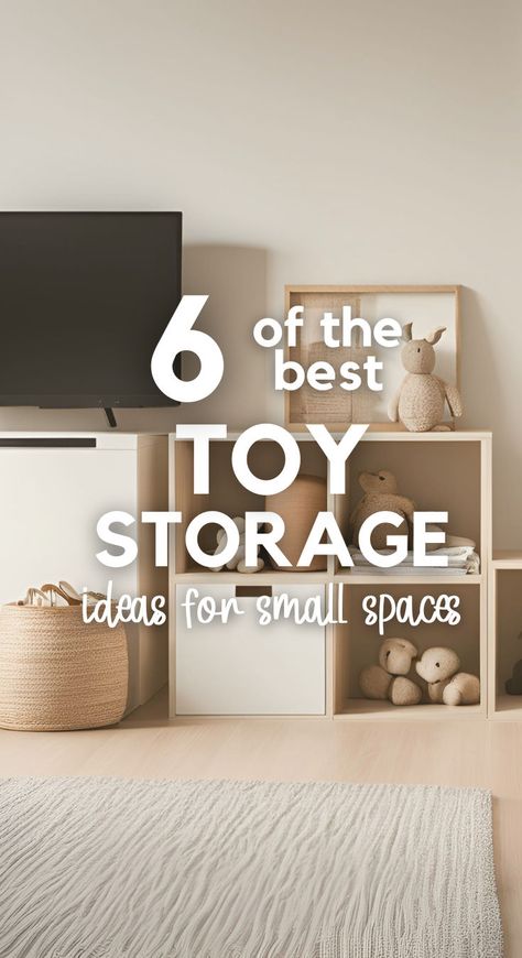 From Hidden Toy Storage For Living Room, to built in toy storage - these ideas for organizing your kids toys will give you plently of inspiration. Bring calm to the chaos in your small spaces with these beautiful neutral living room toy stroage solutions. If you're tired of your kids toy storage in your living room, these gorgeous (not obnoxious) creative toy storage ideas will make you ready to organize right away! Great for all those extra Christmas and birthday toys! Built In Toy Storage, Hidden Toy Storage, Boy Toy Organization, Toy Organization Living Room, Organize Baby Toys, Organize Toddler Toys, Creative Toy Storage, Toy Storage Nursery, Living Room Toy Storage