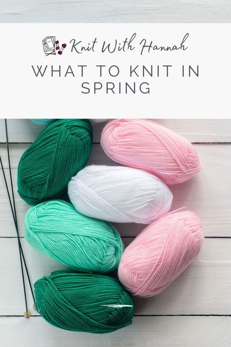 Knitting Project Ideas, What To Knit, Spring Knitting, Knitting Help, Easy Knitting Projects, Knitting Basics, Spring Knits, Yarn Stash, Learn How To Knit