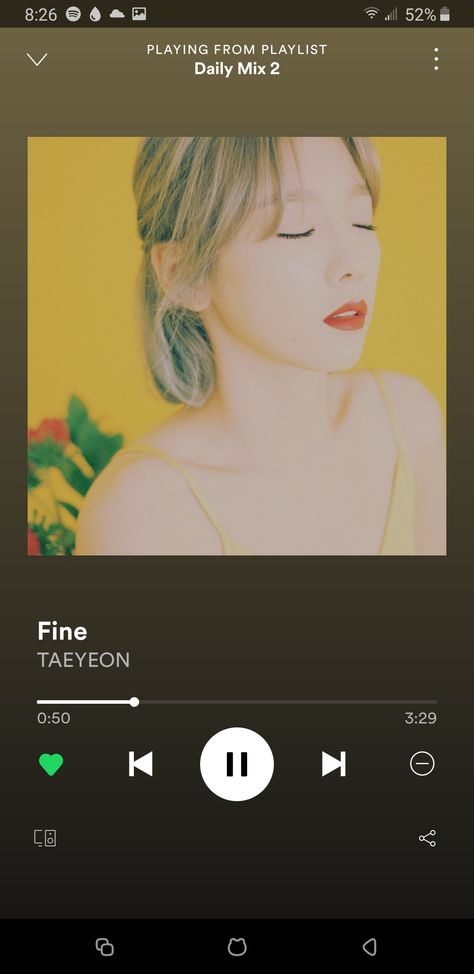 Fine Taeyeon, Saddest Songs, Incoming Call Screenshot, Songs, Music