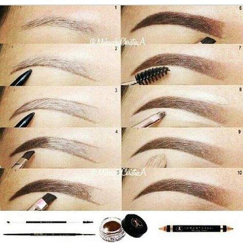 Perfect Brows!!....how they should really look! Eyebrow Tutorial Shaping, Teknik Makeup, Eyebrow Care, Permanente Make-up, How To Do Eyebrows, Membentuk Alis, Tweezing Eyebrows, Eyebrow Grooming, Eyebrow Makeup Tips