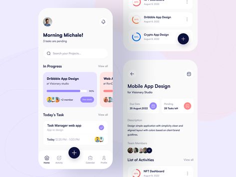 Home Page Ui Design Mobile App, App Home Page Design, Calendar App Design, App Home Page, Task Manager App, Application Ui Design, App Dashboard, Mobile Banking App, Mobile App Inspiration