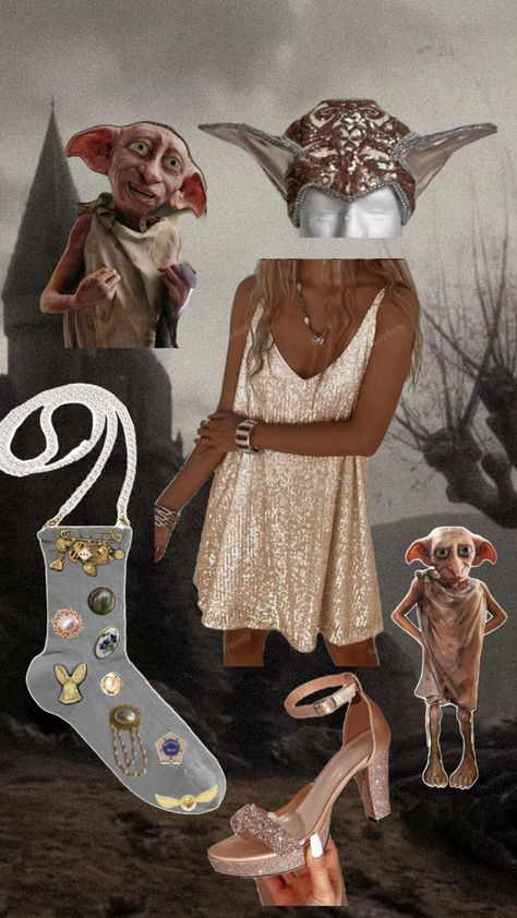 #halloween #halloweencostumes #costumeideas #harrypotter #dobbythehouseelf #dobby #hpatcos #chamberofsecrets Dobby Costume, Elf Costume, Elf, Halloween Costumes, Harry Potter, Halloween