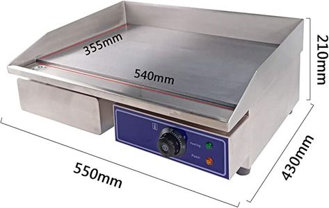 Restaurant Training, Electric Griddle, Griddle Grill, Commercial Kitchen Equipment, Kitchen Grill, Hot Plate, Catering Equipment, Cool Kitchen Gadgets, Kitchen Equipment