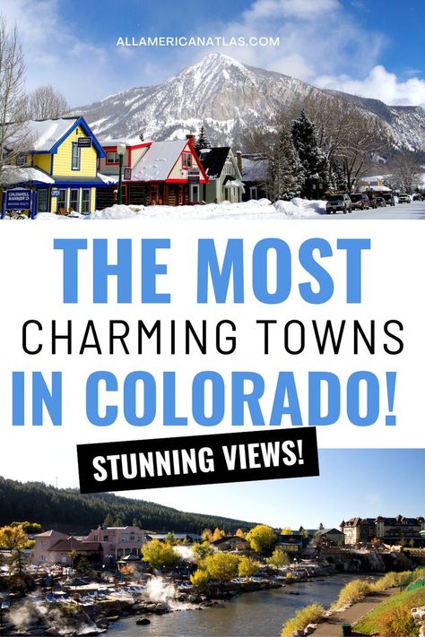 best charming small towns in Colorado Avon Colorado, Salida Colorado, Colorado Travel, Mountain Town, Colorado Mountains, What To Pack, Stunning View, Travel Usa, Small Towns