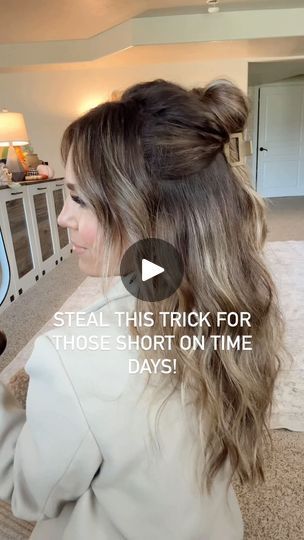 65K views · 2.9K reactions | It’s so easy, anyone can do this! Save for later! Follow @blushbasics for more! 

#hairhack #hairstylingtrick #clawcliphack | Brooke Roundy Hair Tips Makeup Tips | LÒNIS & Little League · Check This Out Med Hair, Stomach Tattoos, Favorite Hairstyles, Save For Later, Hair Tips, Hair Dos, Hair Hacks, Girly Things, Makeup Tips