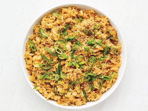 Sesame Seeds Recipes, Vegetable Rice, Food Network Magazine, Toasted Sesame Seeds, Fried Rice Recipe, Side Recipes, Rice Recipe, Veggie Sides, Food Magazine