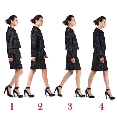 InStyle | Photos | How to Walk in Heels Walk In Heels, Lower Leg Muscles, How To Wear Heels, Walking In High Heels, Walking In Heels, How To Walk, Inside Shoes, Leg Muscles, Improve Posture