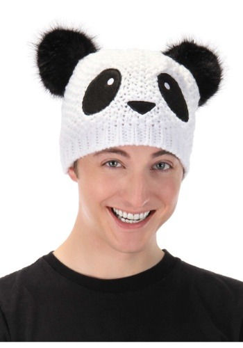 Panda Knit Beanie#Panda, #Knit, #Beanie Kids Panda Costume, Panda Accessories, Panda Beanie, Diy Panda, Panda Costume, Black And White Thinking, Panda Costumes, Panda Gifts, Guy Best Friends