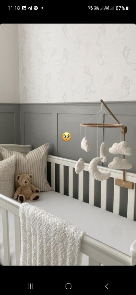 Wainscoting Nursery, Nursery Interior Design, Baby Nursery Inspiration, Baby Room Neutral, Baby Boy Room Decor, Nursery Room Design, Baby Boy Room Nursery, Baby Room Inspiration, Nursery Decor Neutral