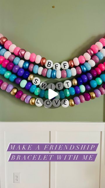 Victoria Dzierza on Instagram: "I’m clearly in my balloon era over here 🎈 . . . #taylorswifterastour #friendshipbracelets #taylorswiftparty #taylorswiftballoons #balloonbracelet #linkballoons #balloonideas #balloonsbyvictoria #momsofbuckscounty #buckscounty #buckscountypa" Balloon Friendship Bracelet, Friendship Bracelet Balloons, Taylor Swift Balloon Garland, Taylor Swift Balloons, Taylor Swift Balloon Arch, Balloon Bracelets, Letter Ballons, Eras Party, Link Balloons