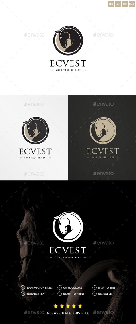 Logo Association, Logo Horse, Horse Logo Design, Animals Logo, Logo Inspiration Modern, Association Logo, Gfx Design, Horse Brand, Logo Animal