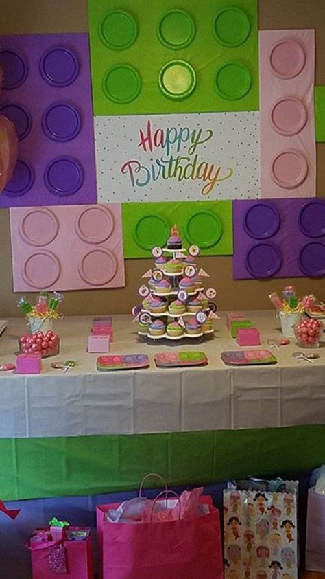 Lego Friends birthday party. @Soshea Party Design Princess Lego Birthday Party, Lego Friends Birthday Party Ideas, Lego Birthday Party Girl, Girl Lego Birthday Party, Lego Girls Birthday Party, Girls Lego Party, Lego Friends Birthday Party, Nephew Birthday Quotes, Lego Friends Birthday