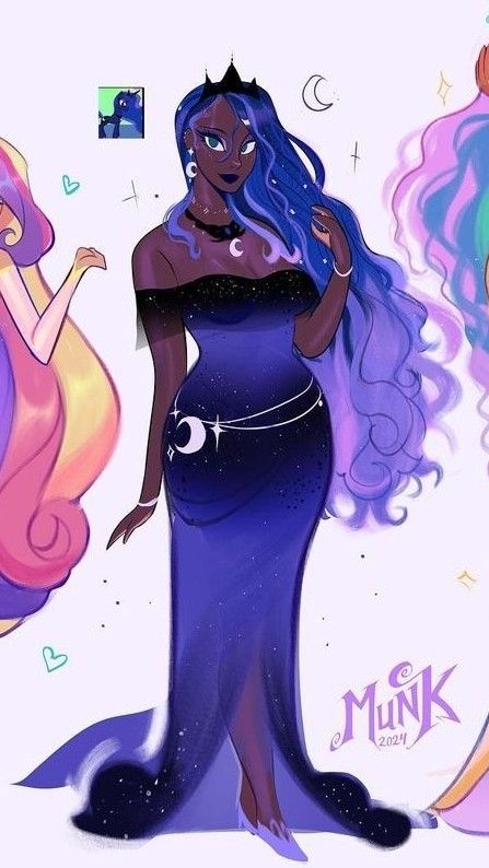 Human Nightmare Moon, Mlp Luna Human, Human Princess Luna, Nightmare Moon Human, Princess Luna Fanart, Mlp Human Fanart, Princess Luna Human, Mlp Princesses, Mlp Human