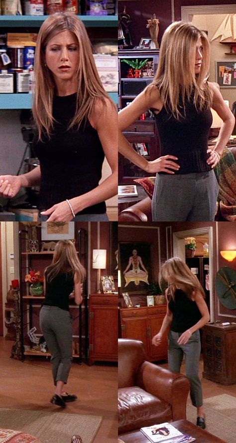 Jennifer Aniston | Rachel Green Estilo Rachel Green, Rachel Green Friends, Rachel Green Style, Robin Scherbatsky, Rachel Green Outfits, Friends Outfits, Rachel Friends, Motivasi Diet, Jennifer Aniston Style