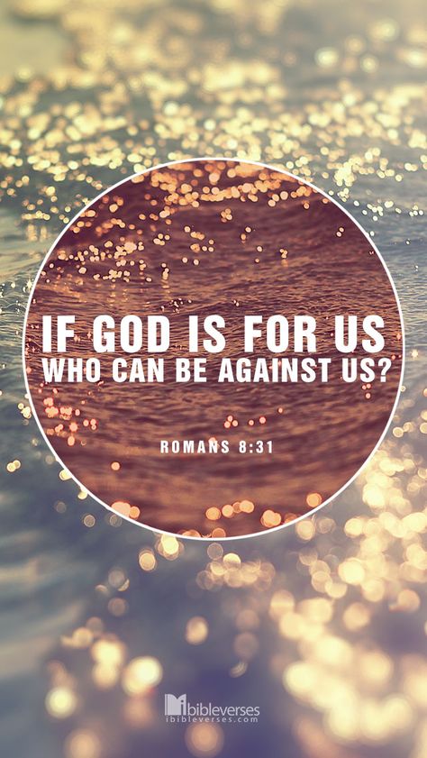 Related Pins = http://pinterest.com/knowingjesus/ Romans 8 31, Romans 8:31, In Christ Alone, Romans 8, Favorite Bible Verses, Verse Quotes, Bible Verses Quotes, Faith In God, Jesus Loves