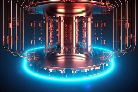 Quantum computer close up, futuristic technology, generative AI image royalty free stock photo Quantum Computer Illustration, Quantum Computing, Wallpaper Illustration, Quantum Computer, Futuristic Technology, Stock Illustration, Close Up, Royalty Free Stock Photos, Royalty