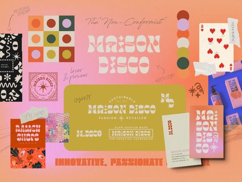 Disco Branding, Disco Fashion, Facepaint, Brand Board, Disco Ball, Creative Expressions, Face Painting, Slow Fashion, Brand Identity