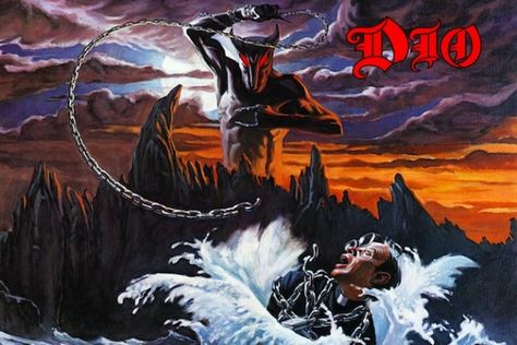 Ronnie James Dio, Holy Diver, Rock Album Covers, James Dio, Heavy Metal Art, Talk To Strangers, Metal Albums, Artist Album, Music Wallpaper