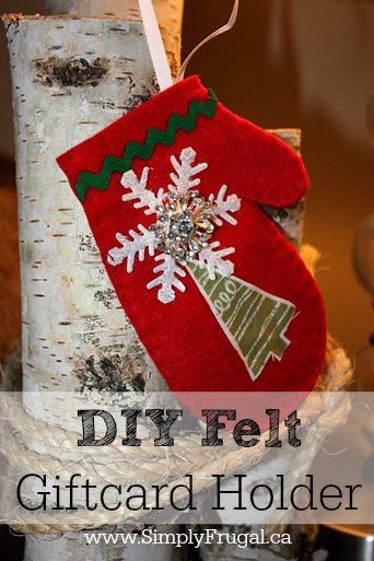 Will you be gifting a few gift cards this year? Create these felt mitten gift card holders to present your gift in a cute way! Gift Card Holder Diy, Christmas Gift Card Holders, Amazing Crafts, Gift Card Holders, Felt Gifts, Christmas Felt, Christmas Gift Card, Pinterest Group, Felt Diy