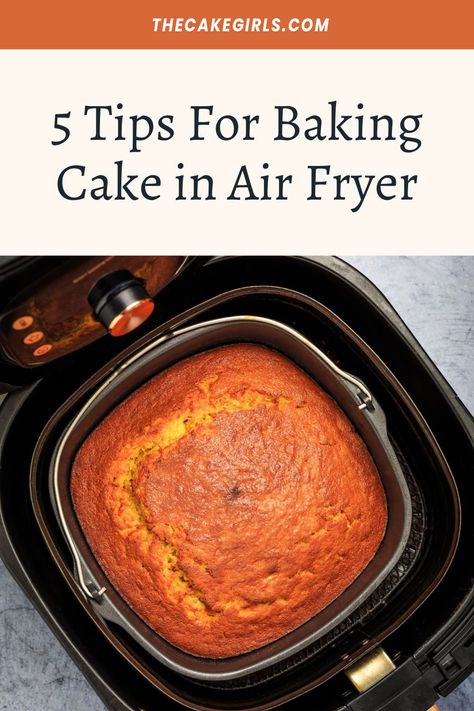 I know air fryers are mostly used for frying and toasting. But guess what? Baking a cake in an air fryer is still doable! Click here for some tips Cake In Air Fryer, Baking A Cake, Baked Cakes, Baked Fries, Warm Cake, Air Fryers, Baking Cake, Air Fry, Chewy Cookie