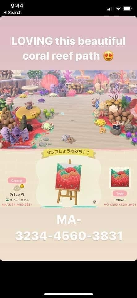 Animal Crossing Mermaid Cove, Ocean Themed Island Acnh, Acnh Mermaid Cove, Acnh Ocean Path, Mermaid Path Animal Crossing, Animal Crossing Underwater, Mermaid Core Animal Crossing, Acnh Underwater Island, Acnh Mermaid Codes