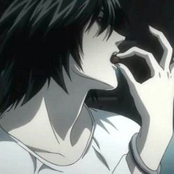 L Lawliet, Side Profile, Black Hair, A Man, Hair, Black